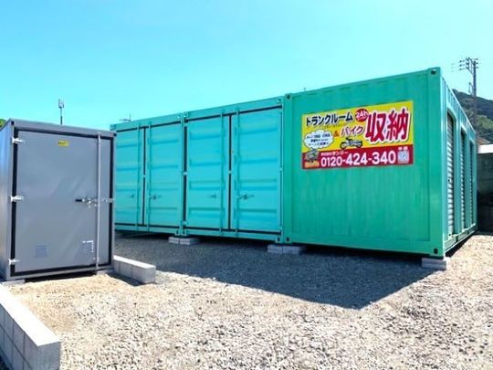 愛甲郡愛川町半原のバイクガレージ、バイクコンテナ、バイク収納